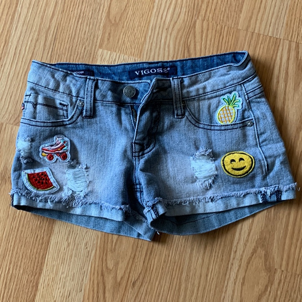 Vigoss Denim Shorts with cute patches!